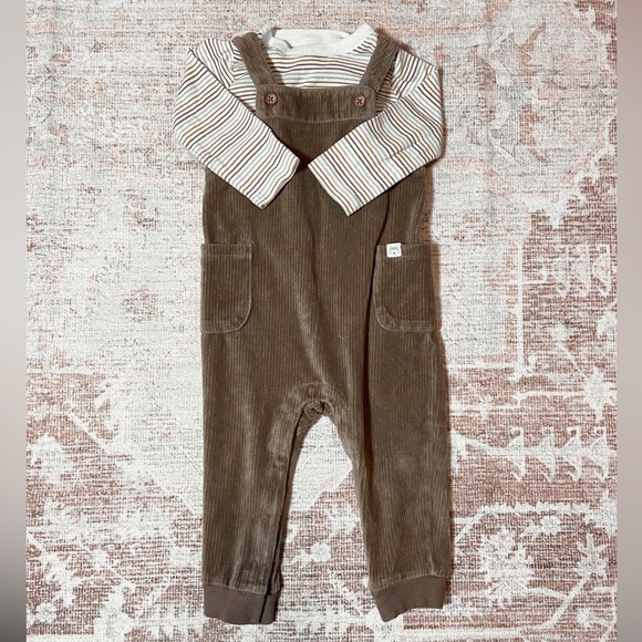 ••Corduroy Brown Overalls - Picture 1 of 6